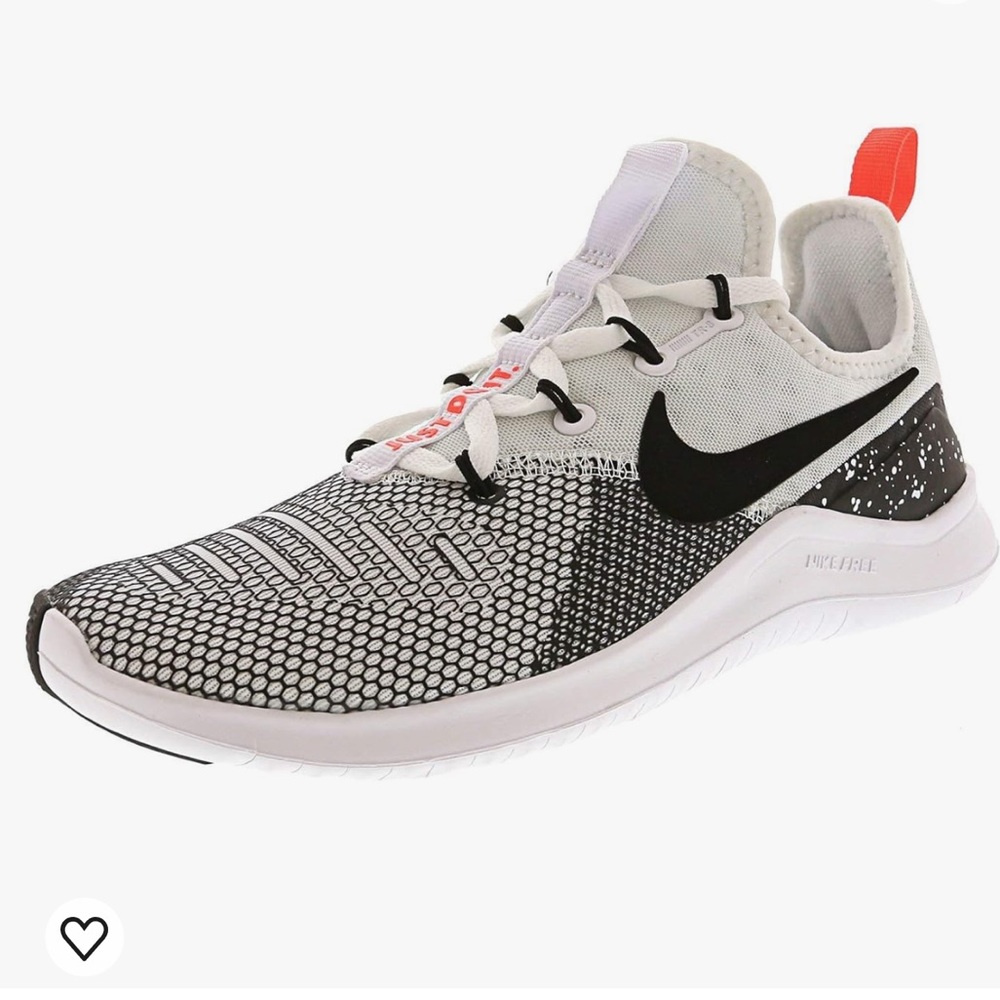 Gently Used Nike Women’s Free White/Black/Crimson 7.5